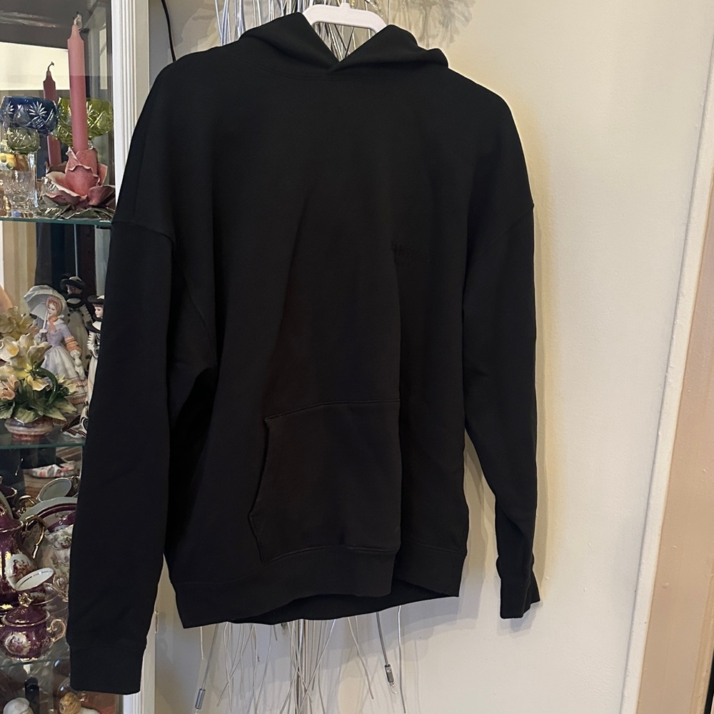 Essentials Black Hoodie for Men